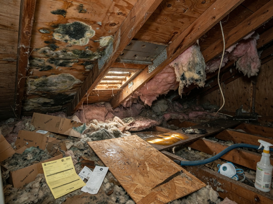 Attic Mold in Florida: Causes, Warning Signs, and Removal